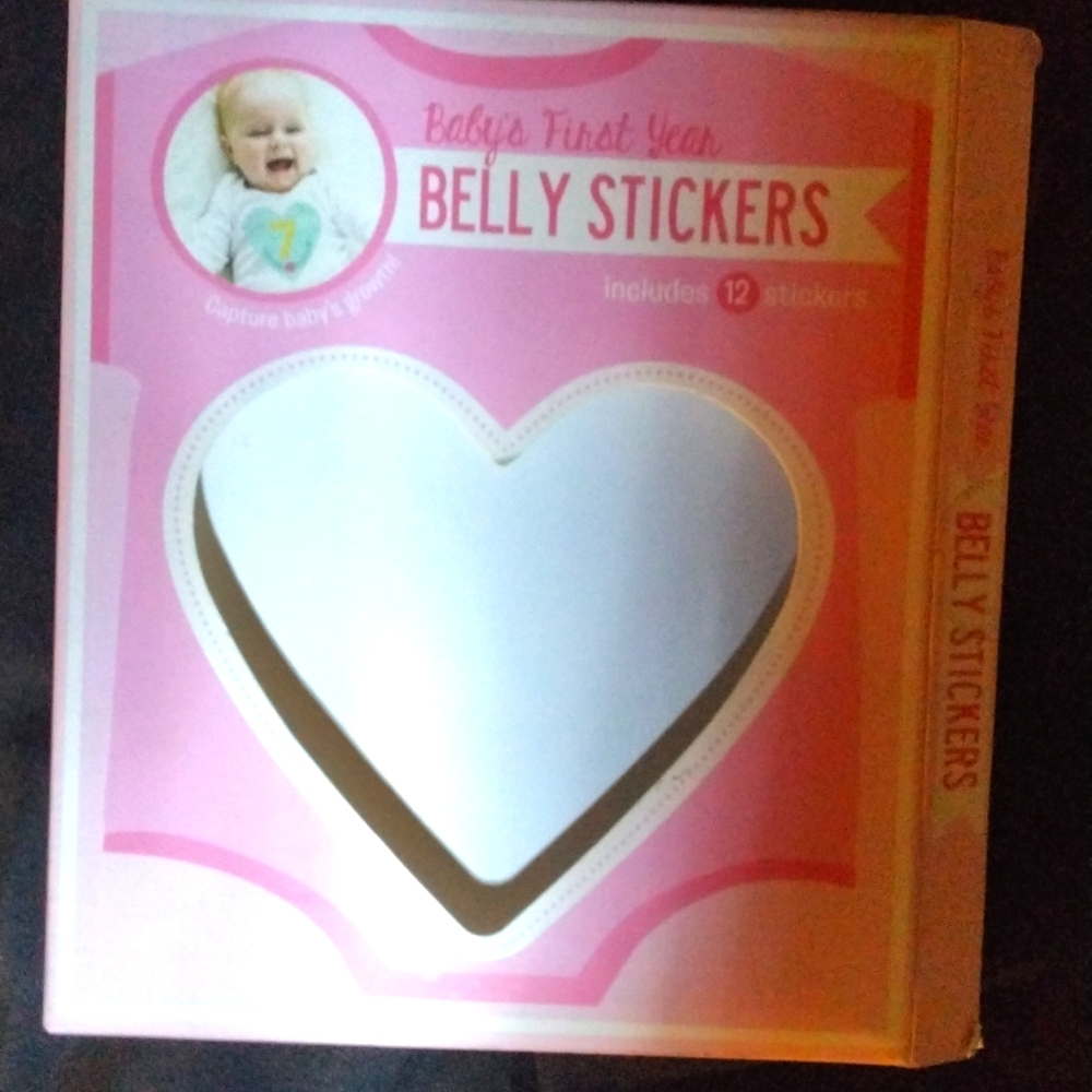 Belly stickers for baby girl up from 1m to 12m